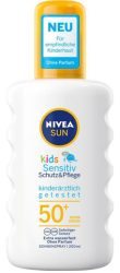 Nivea, Nivea Sun Kids Protect & Sensitive Sonnenspray LSF 50+ 200ml