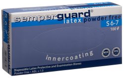 Semperguard Einmalhandschuhe Latex Gr. S (100 Stk)