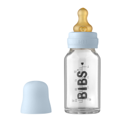 BIBS Babyflasche Complete Set 110 ml, Baby Blue