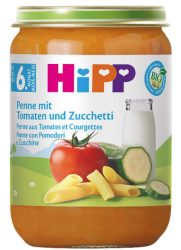 Bio HiPP Teigwaren Tomaten und Zuccetti