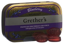 Grethers Blueberry Pastillen ohne Zucker (110 g)
