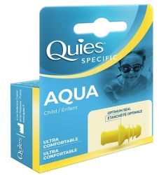 Quies Specific Aqua Kinder - Wasserdichte, wiederverwendbare Ohrstöpsel