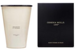 Cereria Molla - XXL Kerze im Glas mit Pflanzlichem Wachs & 4 Dochten 3kg Bergamotto di Calabria - 6000 g