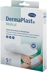 DermaPlast Medical Vliesverband 10x8cm (5 Stück)