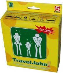 COVARMED Travel John™ Wiederverschließbarer Einwegurinal/Einweg-Kotztüte