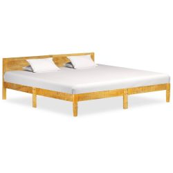 vidaXL Bettgestell Mango Massivholz 200 cm