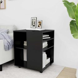 vidaXL Rollschrank Schwarz 60x53x72 cm Spanplatte