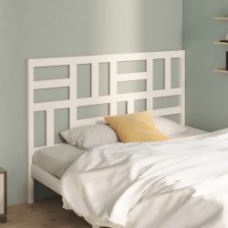 vidaXL Bett-Kopfteil Weiß 156x4x104 cm Massivholz Kiefer