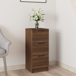 vidaXL Sideboard Braun Eichen-Optik 30x30x70 cm Holzwerkstoff