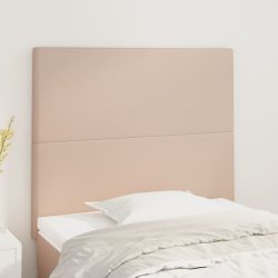 vidaXL Kopfteile 2 Stk. Cappuccino-Braun 90x5x78/88 cm Kunstleder
