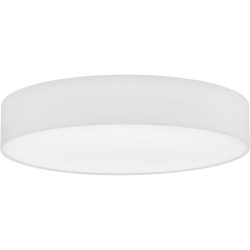 Pasteri - strahlend weiße Textil-Deckenlampe 76 cm
