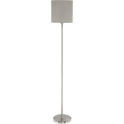 Eglo - Stehlampe Pasteri - Silber und Taupe