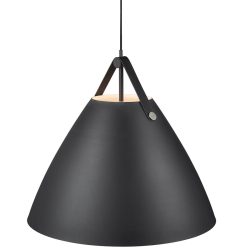 Hängeleuchte Strap in Schwarz, Ø 27 cm