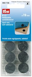 Prym Haftpunkte selbstklebend, schwarz Karte 8 Paar