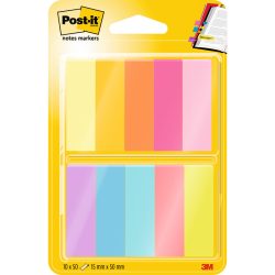 Post-it Haftstreifen 670-10AB 10 Block/Pack. Gelb, Ultra-Gelb, Pastellrosa, Neonorange, Ultrapink, Neongrün, Ultrablau,
