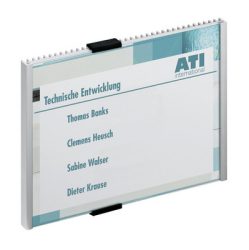 DURABLE Türschild, Rippenoptik mit Acrylplatte mit Kartoneinlage BxH 210 x 149 mm, VE 3 Stk