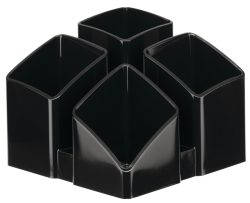 HAN Stifteköcher SCALA Schwarz Anzahl der Fächer: 4 1745-13