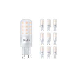 Mehrfachpackung 10x Philips CorePro LEDcapsule G9 4W 827 480lm | Dimmbar - Extra Warmweiß - Ersatz für 40W