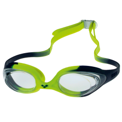 arena Spider Goggles Kinder navy-clear-citronella 2019 Schwimmbrillen