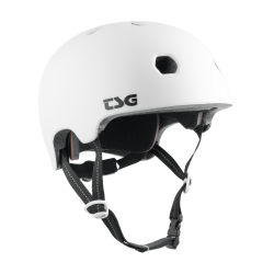 TSG META YOUTH Velohelm - white satin