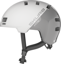 Abus Skurb ACE Velohelm silber