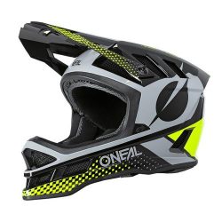 O'Neal Blade Polyacrylite Helm Delta black/neon yellow/gray 2021 L | 59-60cm Downhill Helme