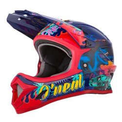 O Neal, O'Neal Sonus Helm Jugend rot/blau 2021 L | 51-52cm Kinderhelme