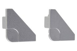 Paulmann, Paulmann YourLED Delta Profil Kappe, 2er alu