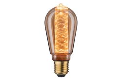 Paulmann, LED-Lampe E27 ST64 4W mit Innenkolben Spiralmuster