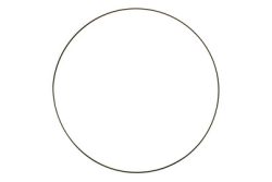 Metallring schwarz 40 cm
