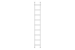 Hailo ProfiStep® uno 7109-007 Aluminium Anlegeleiter Arbeitshöhe (max.): 3.5 m Silber 4.2 kg
