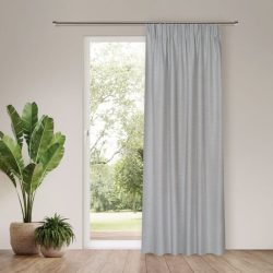 Fertigvorhang mit Gardinenband, blickdicht, 140x245 cm