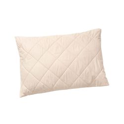 Kissen gefüllt mit reiner Schurwolle, beige, 65x100 cm