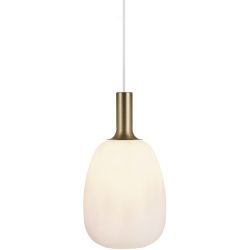 Nordlux, Hängeleuchte Alton mit Glasschirm weiß Ø 23cm