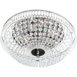 Chromumrandete Deckenleuchte SHERATA, 55 cm