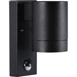 Außenwandleuchte Tin Maxi Sensor, schwarz