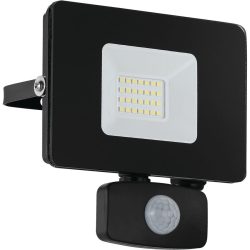 LED-Außenstrahler Faedo 3 mit Sensor, schwarz, 20W