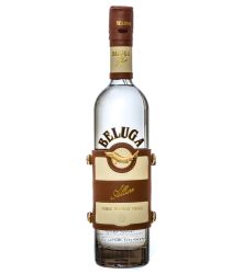 Mariinsk Distillery JSC, BELUGA Vodka Allure mit edler lederner Verpackung 70 cl / 40 % Russlan