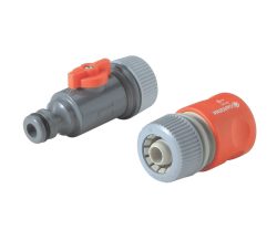 Gardena Anschlussset - Für Perl-Regner (Schwarz/Orange)