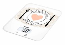 Beurer KS 19 Love - Elektronische Küchenwaage (Mehrfarbig)
