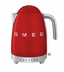 SMEG 50's Retro Style Wasserkocher mit Temperatureinstellung rot