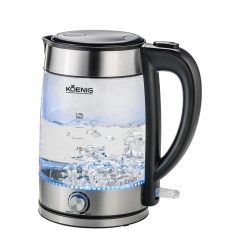 Koenig, Koenig 1.7 L Glas-Wasserkocher mit Temperatureinstellung