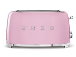 SMEG 50's Retro Style Langschlitztoaster 2 Scheiben pink