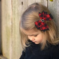 1PCS Fashion Baby Hair Bows Clips Houndstooth Black&White Hairpins Barrettes For Baby Girls Lovely Hair Accessories