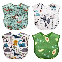 1Pc Waterproof Baby Bibs Cartoon Printing EVA Bib Burp Cloth Bandana Saliva Towel Feeding Apron Baby Feeding Accessories