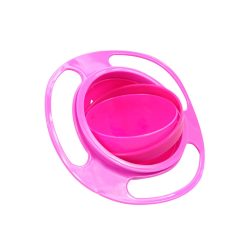 Baby Balance Bowl Universal Gyro Bowl Rotating 360° Anti-dumping Newborn Feeding Bowl Baby Feeding Bowl Set