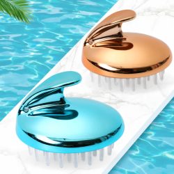 1PCS Silicone Shampoo Brush Scalp Relaxing Massage Shampoo Foam Rich Care Scalp Grooming Hair Massager Shun Hair Comb Home