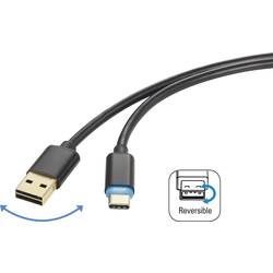 renkforce USB-C™ 2.0 Schnellladekabel 1,5 m