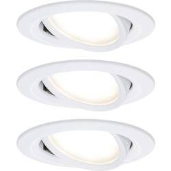 Paulmann Coin Slim LED-Einbauleuchte IP23 weiß 3er
