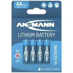 Mignon (AA)-Batterie Lithium Ansmann Extreme FR6 2850 mAh 1.5 V 4 St.